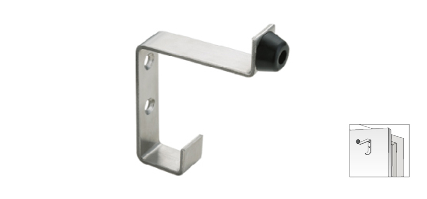 Coat Hook&Door Stop,Stainless Steel